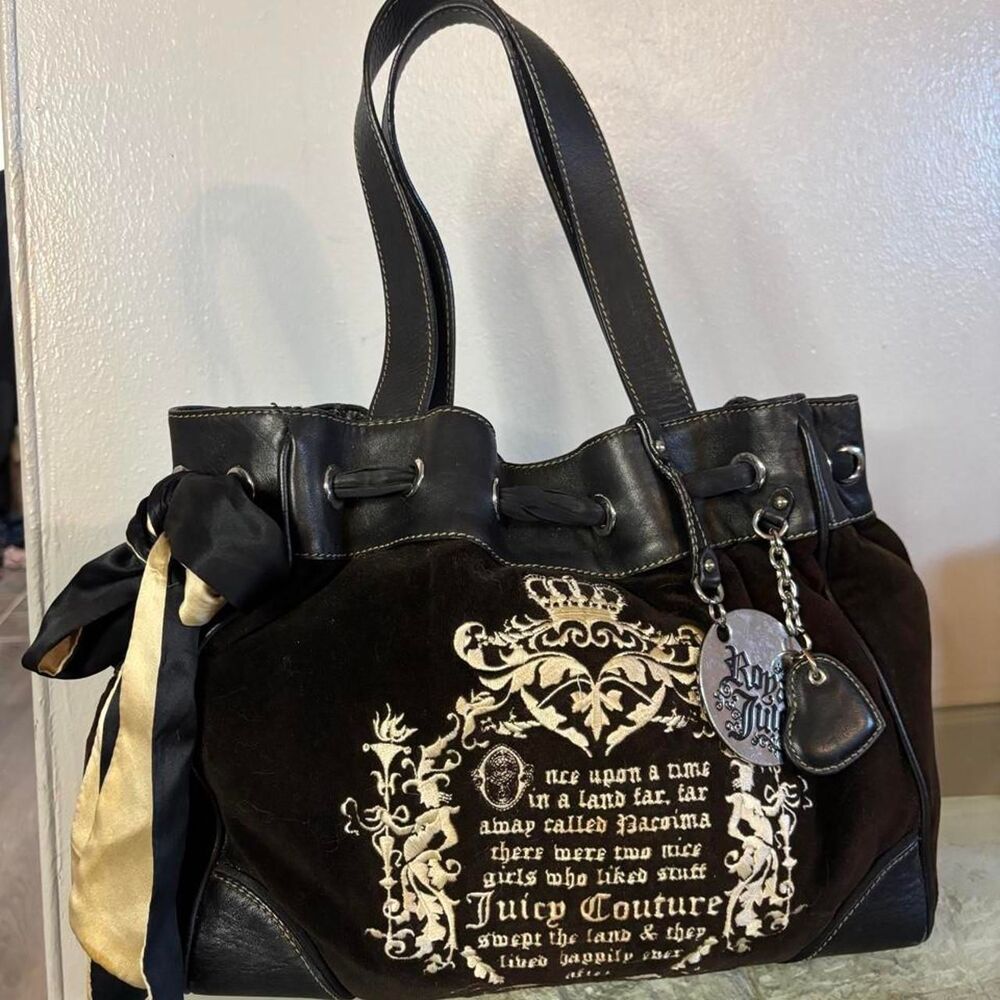 RARE VTG Y2K Juicy Couture Once Upon a Time Daydreamer Bag <3